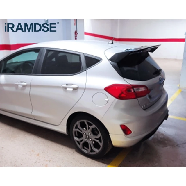 Spoiler für Ford Fiesta Aktive Glanz Schwarz Heckscheibe Flügel