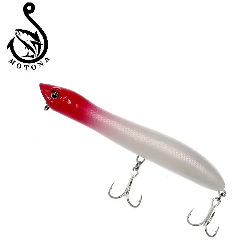 

MOTONA Artificial Hard Bait Popper Fishing Lure Snake Head Floating Wobblers Minnow Crankbait Pesca Tackle 125mm 20g 1Pc