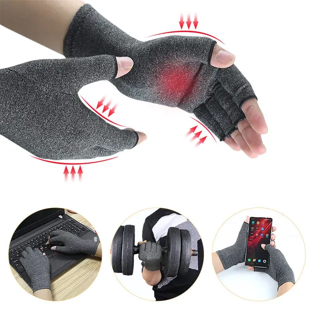 Cotton Compression Arthritis Gloves 3