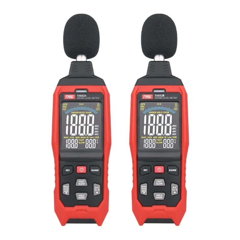 

Industrial Noise Tester Handy Noise Gauges TA652B Noise Assessors Evaluate & Assess the Quietness of Your