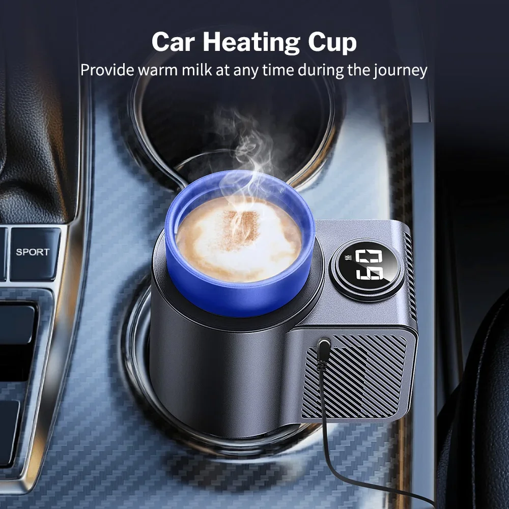 Car Cup Cooler Warmer Smart Hot and Cold Cup 2 in 1 Car Drinks Cooling and Heating Car Cup Cooler/Warmer Drinks Traveler Portable Mug Holder