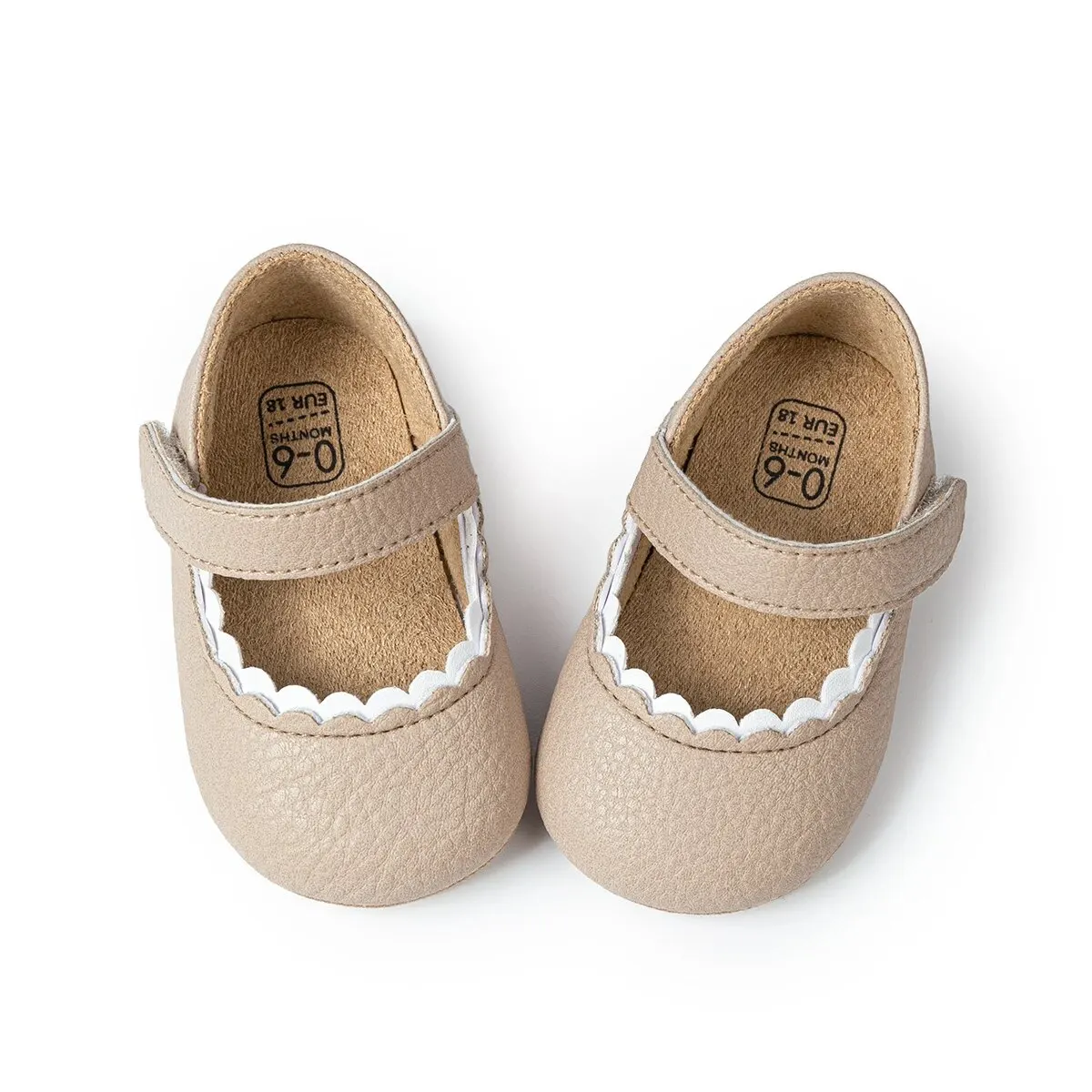 Spring Autumn Baby Shoes Non-slip Rubber Sole First Walkers Comfortable Toddler Ballet Slippers Crib Girl Shoes