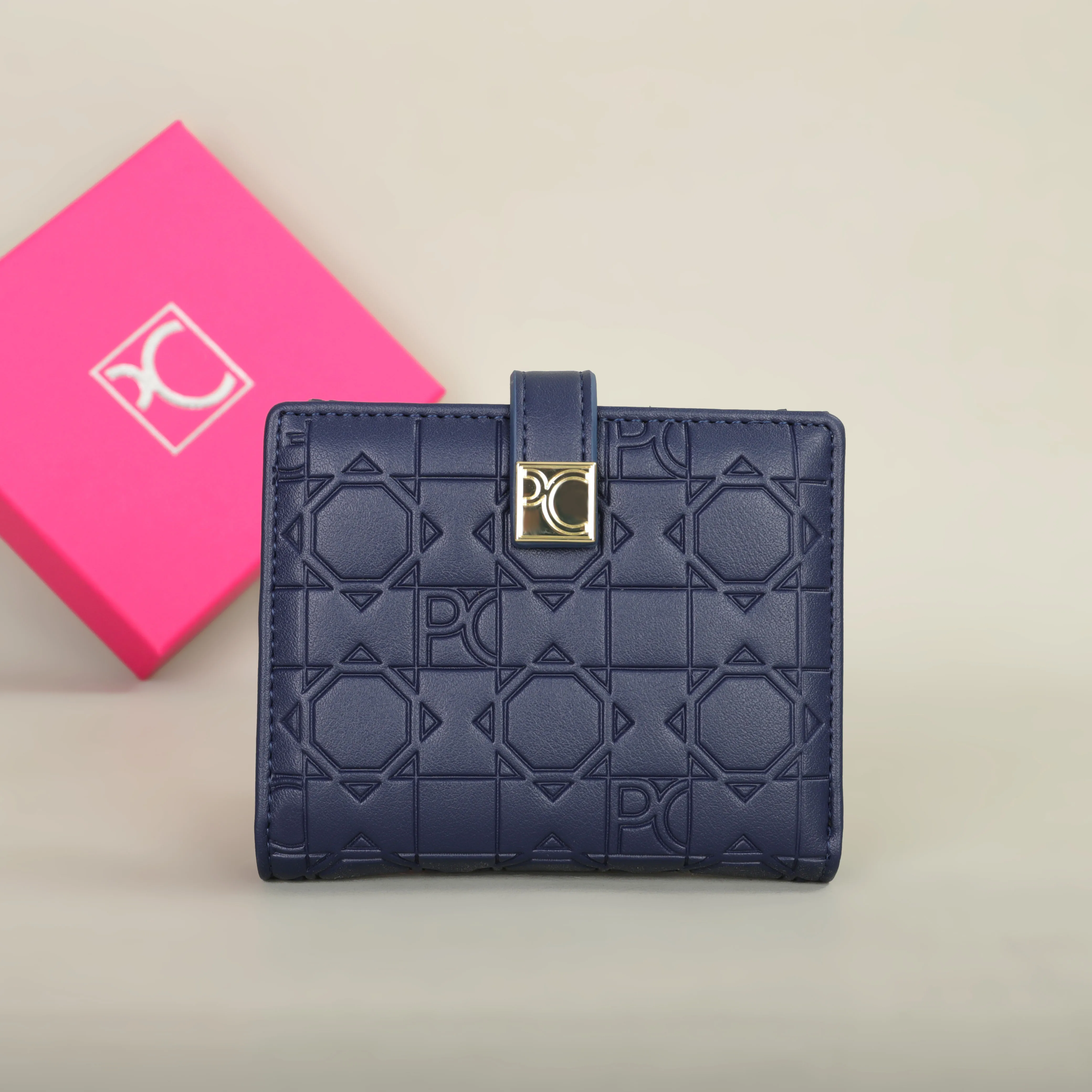 PG Patsy Garis Fashion Classic Retro Women's Wallet – Stylish Letter Print Card Holder
