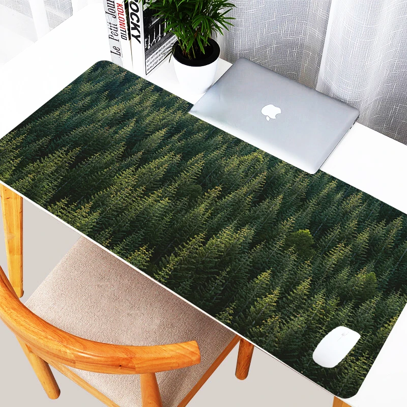 

HD Custom Anime Landscape Large Mousepad Keyboard Office Rubber Table Mat Laptop Game Mouse Pad PC Accessories Soft Mousemat Pad