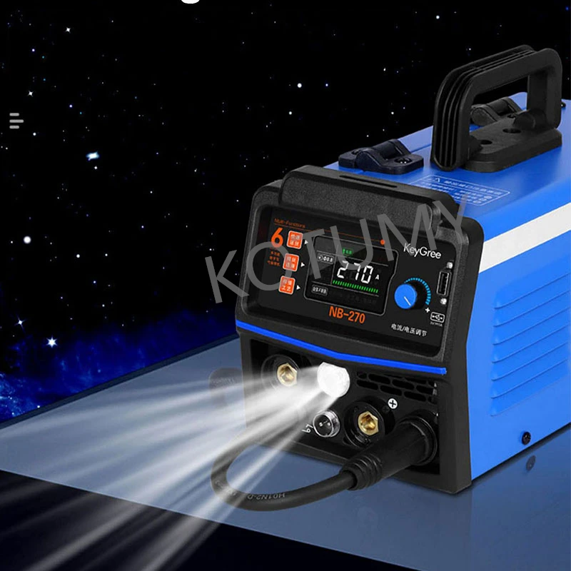 5.5KW Electric Welding Airless Stainless Steel Carbon Dioxide Protection Welding Machine without Gas 220V NB-270 SMAW 3