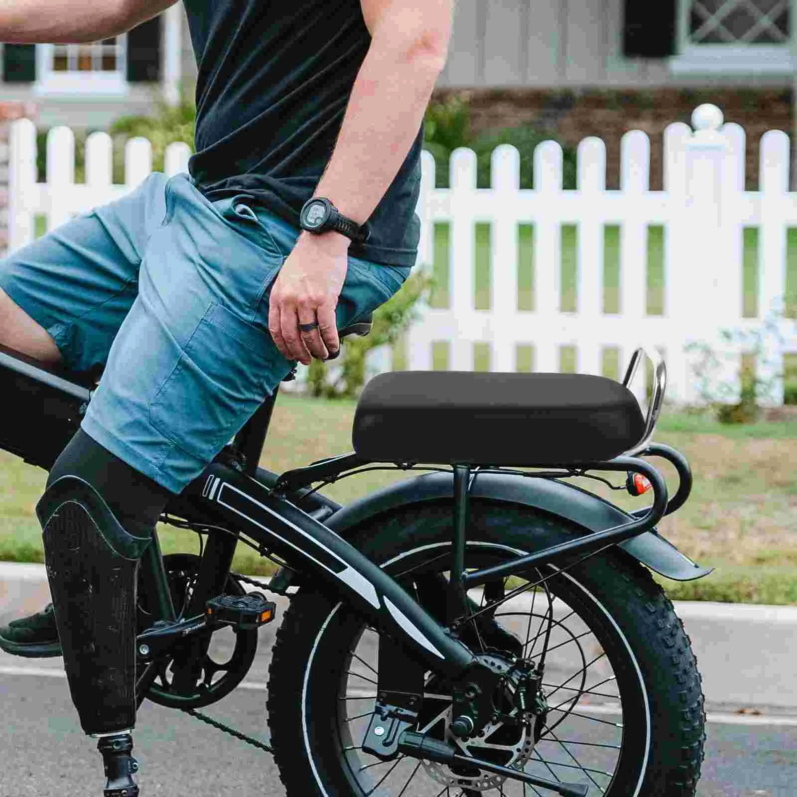 

Electric Bike Bicycle Back Seat Scooter Rear Frame Creative Seats Backseat Sitting