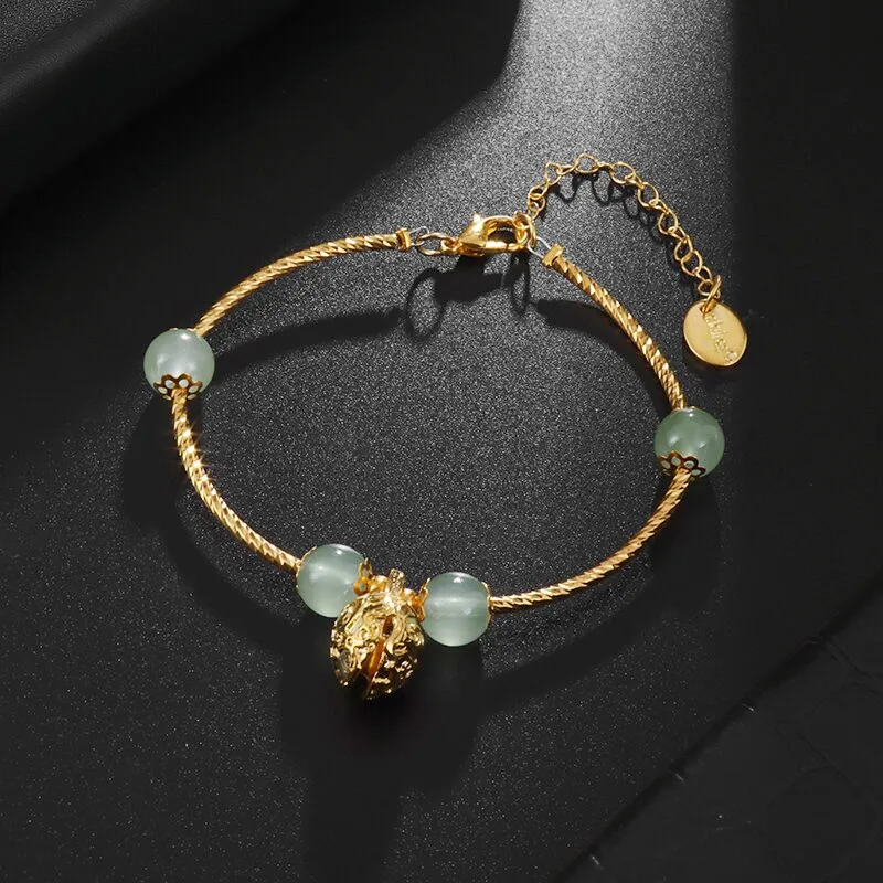 Chinese Jade Bracelet Pendant Bracelet Bead Bracelet Jewelry Style Allmatch Lucky
