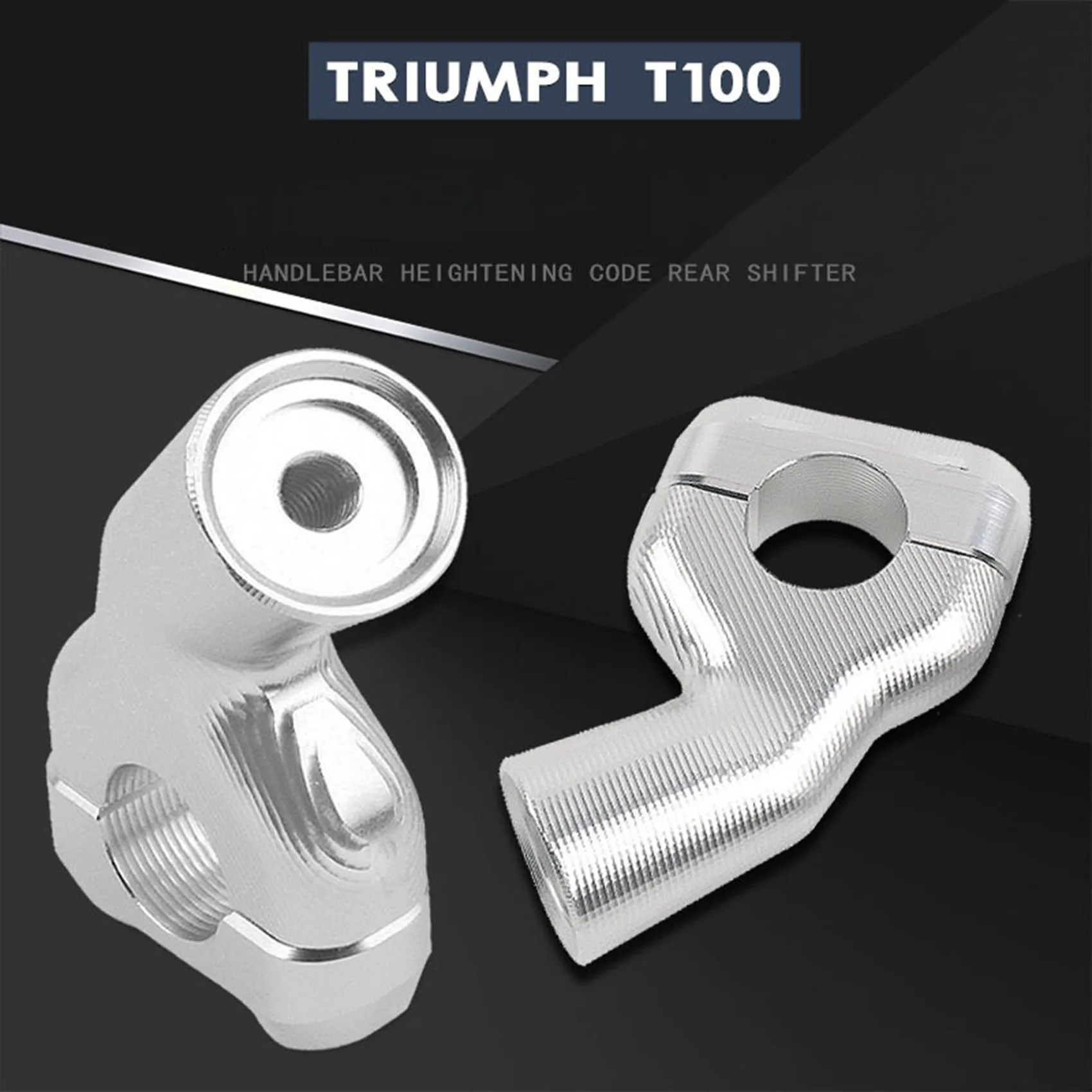 

Аксессуары для мотоциклов, руль, стойка для триумфа Bobber T100 T120 Speed Twin Black