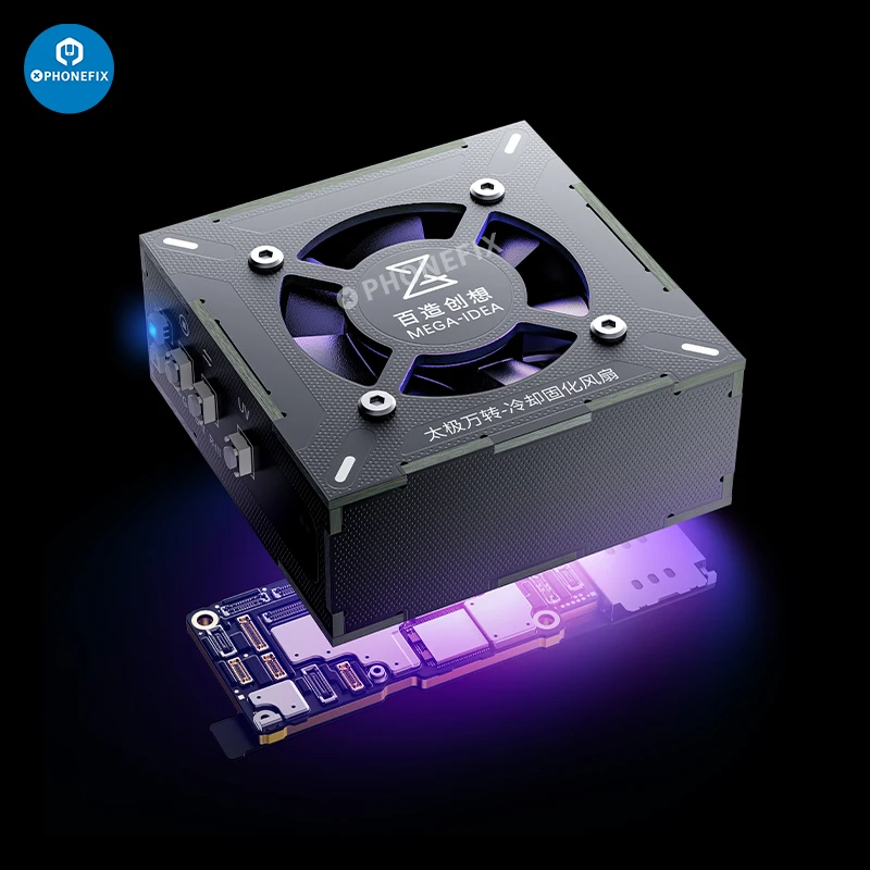 Qianli-ターボ冷却ファン付きUV硬化ランプ,2 in 1, 3W,携帯電話