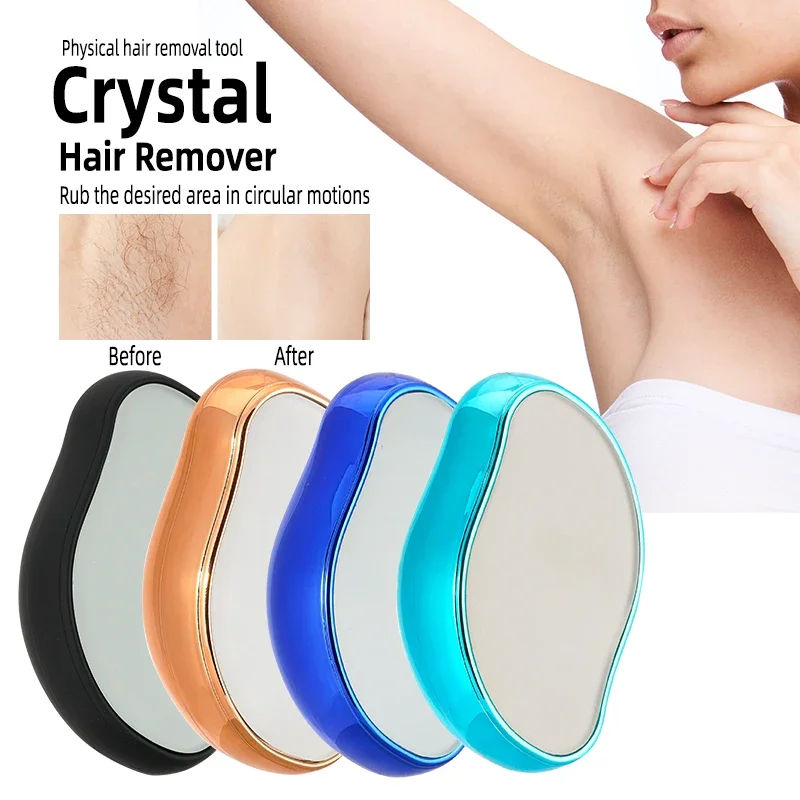 

New Physical Hair Removal Tool Set Easy Cleaning Reusable Body Beauty Depilation Tool Glass Hair Removal Painless Safe Epilator