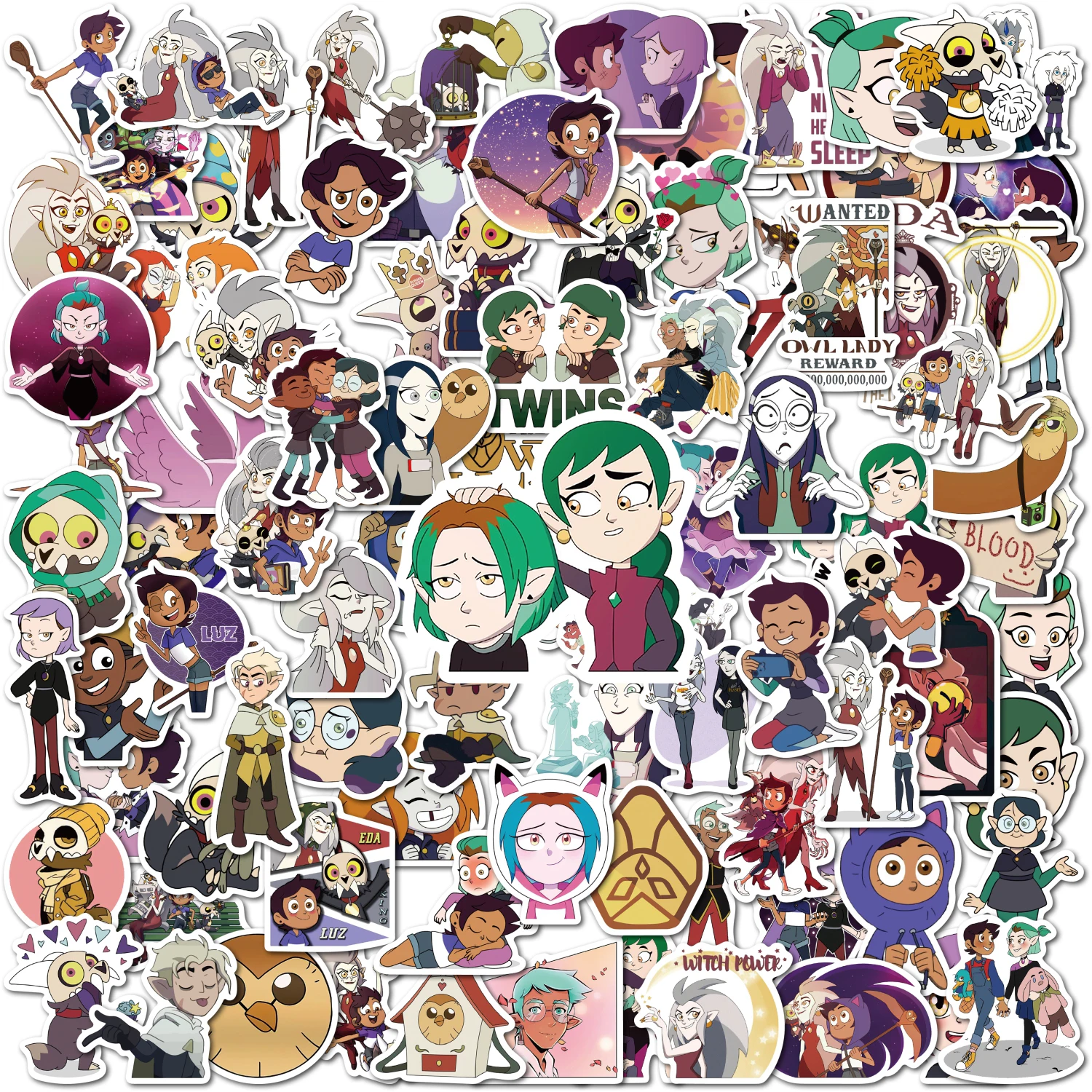 10/50/100Pcs Cartoon Disney Stickers the Owl House Pack Vee Hunter