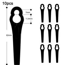 10/100pcs Replacement Plastic Blades ForALDI Hofer  For Gardenline GLART 18 Li Grass Trimmer Strimmer Cutter Blades