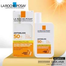 Original LA ROCHE-POSAY Face Sunscreen Anthelios XL Anti-Shine Invisible Fluid | Anti-Imperfection Ultra SPF50 Body Sunscreen