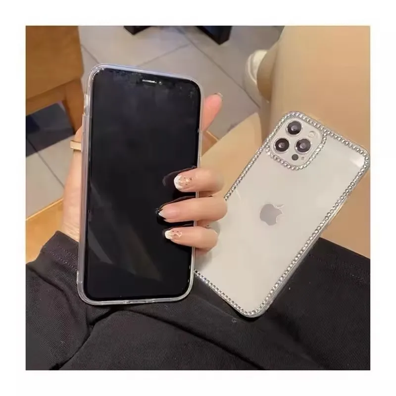 Luxury Glitter Bling Diamond Clear Phone Case - Soft Cover