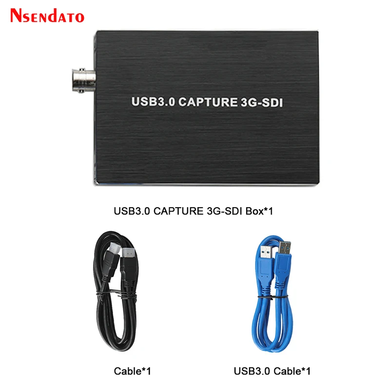 1080P 60FPS USB3.0 SDI HDMI Game Video Capture Grabber Card Support Live Streaming Broadcast For OBS Camera TV Box PC