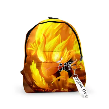 Kawaii Wilderness Game Theme Backpacks Laptop School Bags Junior High School Students Travel Bag Mochilas 1