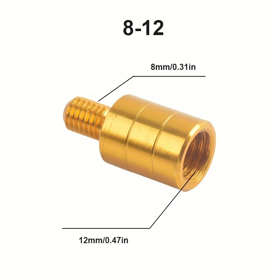 Sa9eafb464b144b9ab077c8ff6de5efe28 Fishing Net Rod Pod Connector M6, M8, M10, M12 Screw Net Head Adapter Fishing Landing Net Parts Mallzona