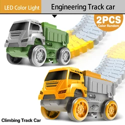 Electric Track Toy Car Set - Engineering Puzzle Toy (2pcs car-GC---)