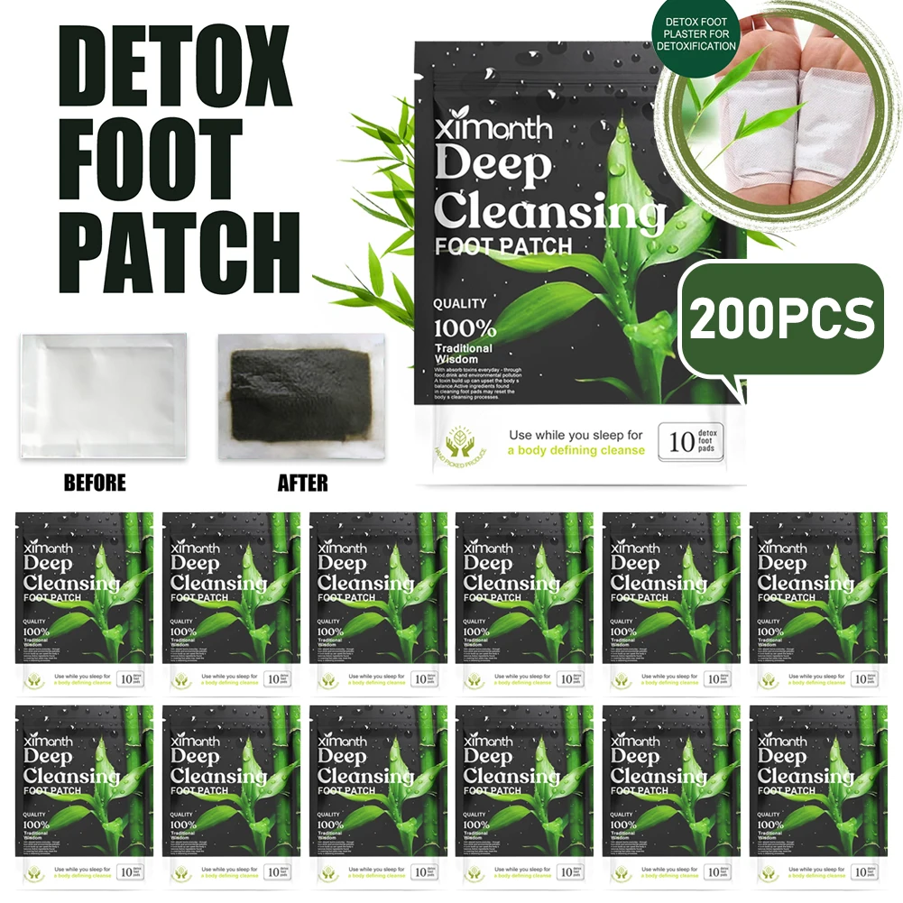Detox Foot Patches Stress Relief Deep Sleep Conditioning Body foot pads 10-200PCS