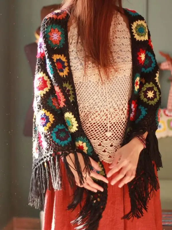 Women Batwing Knitwear Sleeve Hem Loose Pullover Blouse Irregularity Cloak Poncho Cape Tops Knitting Sweater Coat Shawl Outwear women pullover blouse
