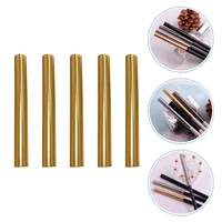 5 Pcs Nail Pen Cap Brushes Sealed Manicure Caps Cover Alloy Protection Zinc Decor Lightproof Topper -proof 1