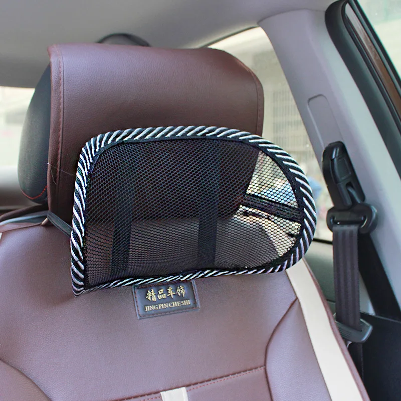 Sitzschale, Rückenstütze, Rückenpolster, Haltungskorrektur für Bürostuhl u.  Autositz, atmungsaktiv -Blau