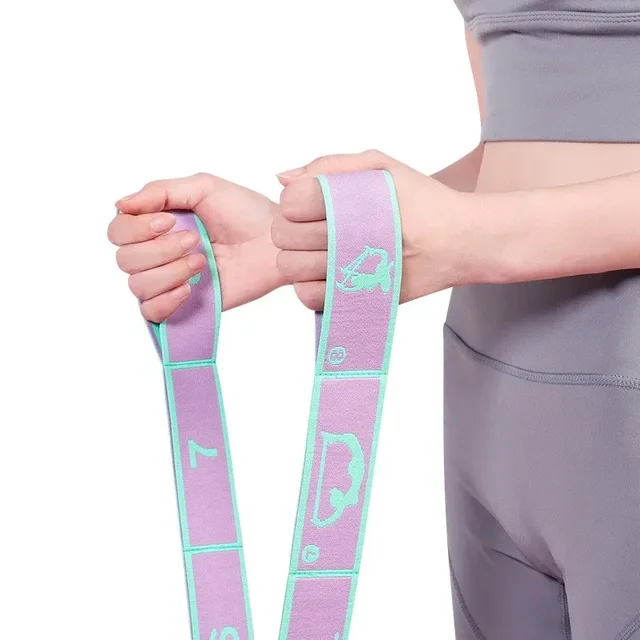 8 Dance Training Segmented Band Stretching Belt for Ballet Dance Gymnastics Pilates Yoga Exercise Elastic Resistance Band 5