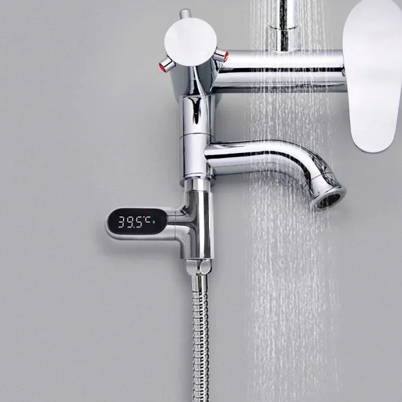 Hot Tub Water Temperature Monitor Electricity LED Display Home Shower Faucets Water Thermometer Bathing Temperature Meter 2