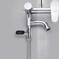 Hot Tub Water Temperature Monitor Electricity LED Display Home Shower Faucets Water Thermometer Bathing Temperature Meter 2