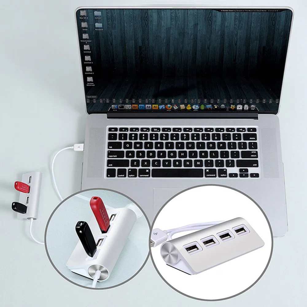 4 portas usb 2.0 3.0 porto portátil