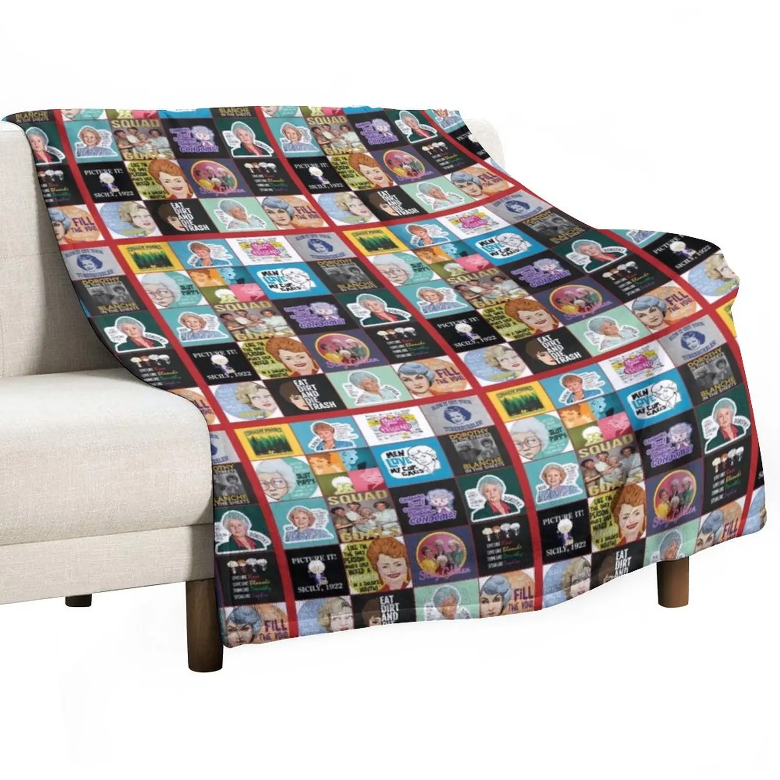 

The Golden Girls, American TV Sitcom Throw Blanket Flannels Blanket Cute Blanket throw blanket for sofa Decorative Throw Blanket