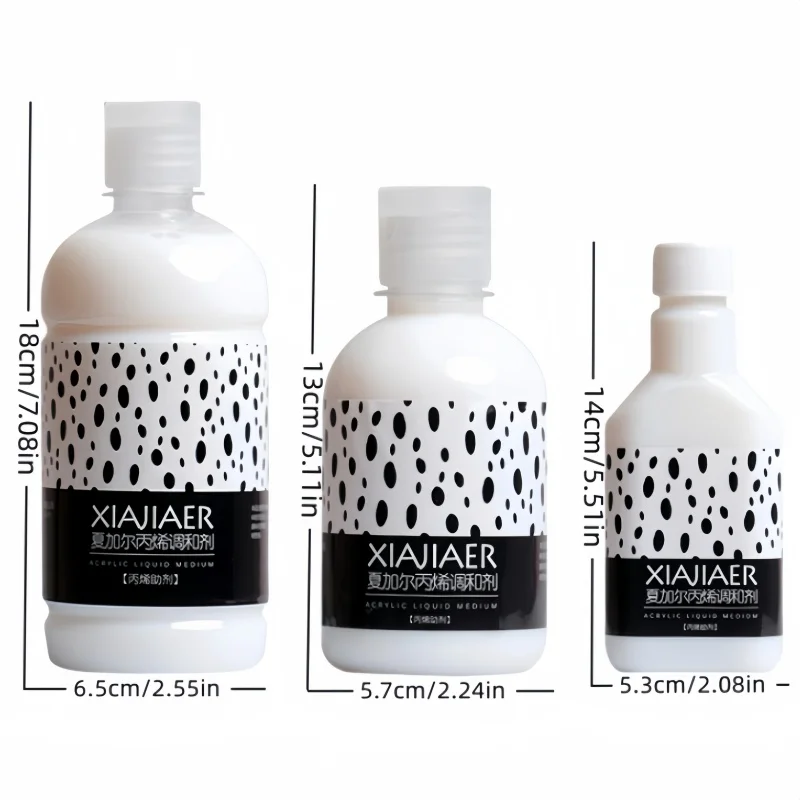 Chagall acrylic pigment special acrylic blend 120ml/250ml/500ml acrylic pigment white medium blend 2