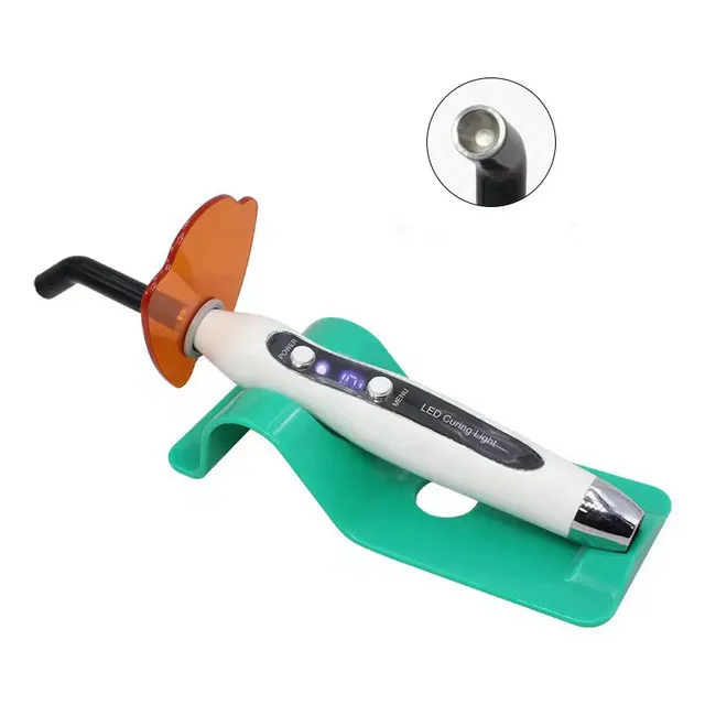 Dental LED Curing Lamp Photopolymerizer Dentist Cordless Lamp Rechargeable Lithium Battery Orthodontic Composite Curing Light