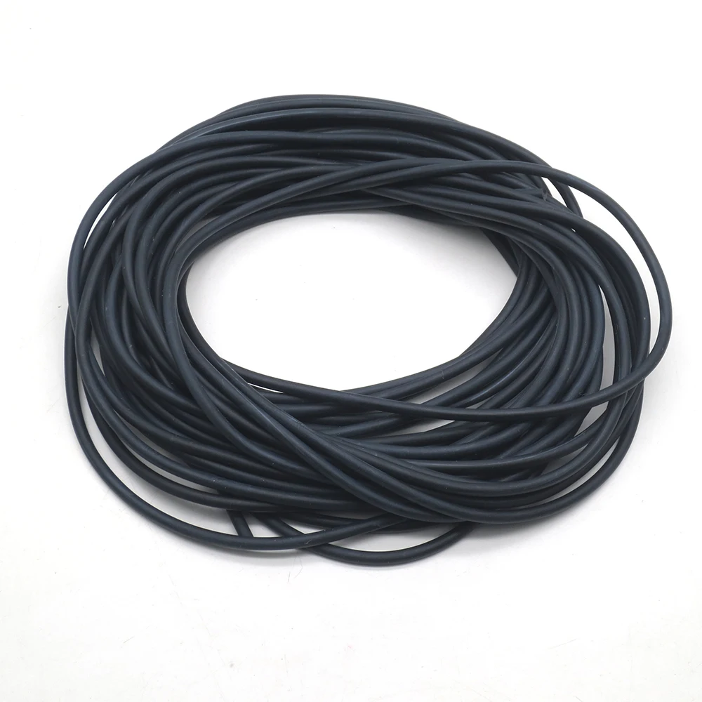 Fishing rope 6-7 times high elastic solid latex rubber band 2.5mm 10Meters fishing rubber band tennis training elastic rope