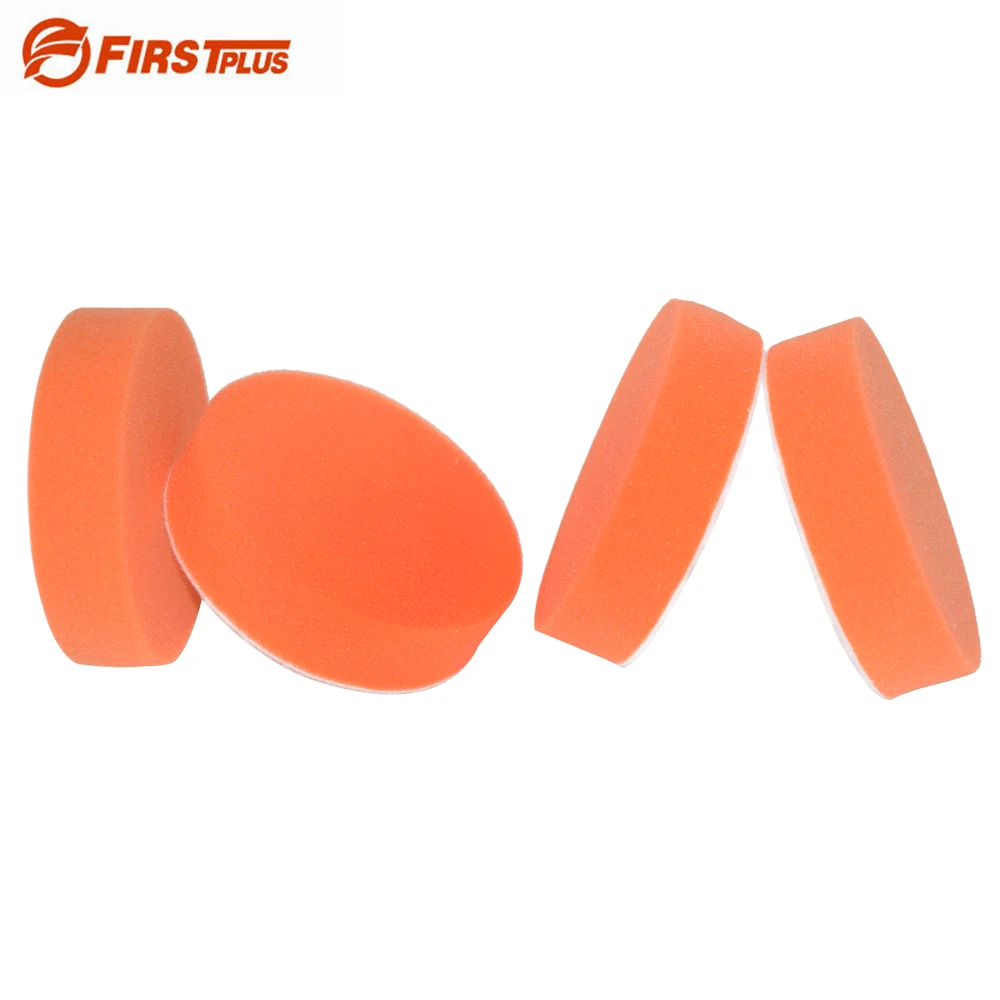 3 x Flat Sponge Polishing Pad Car Paint Grinding Pads Clean Brush Tools for Car Polisher 180mm with Adhesive Pad