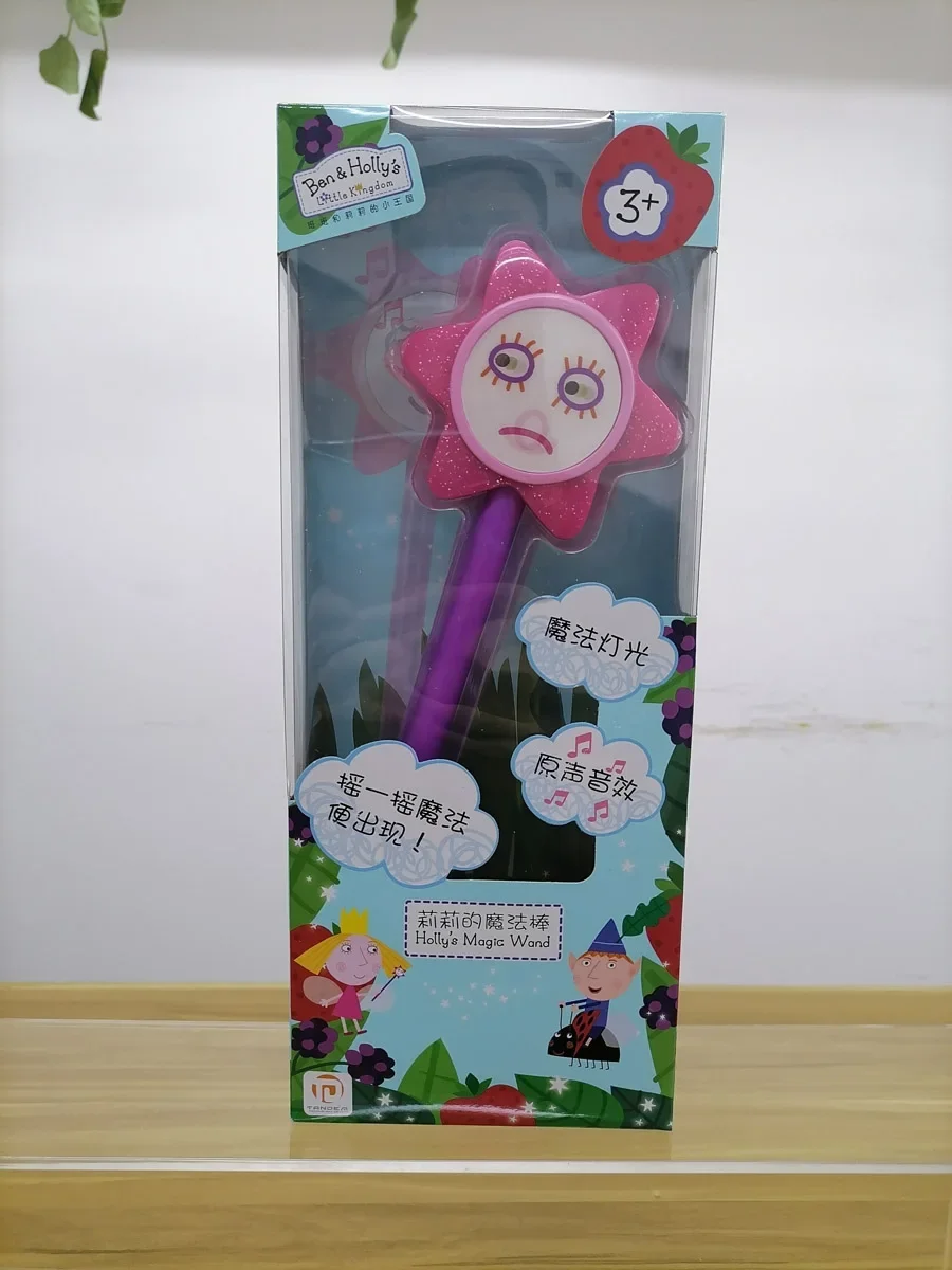

Cartoon Benses Holly Magic Wand Toy Little Kingdom Princess Fairy Stick Change Expression Glowing Sounding Kids Birthday Gift