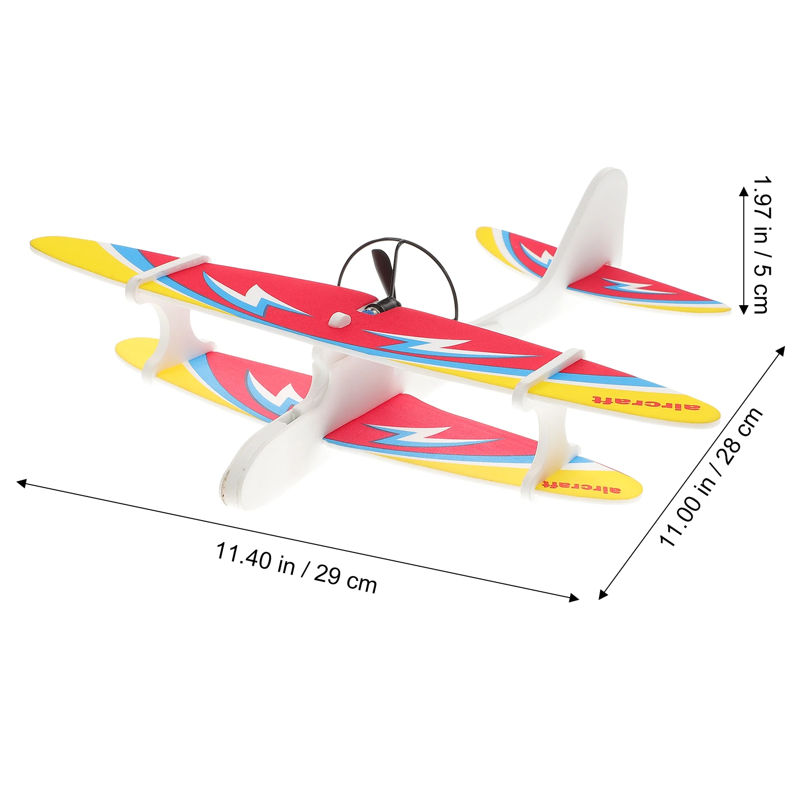Children Fighter Model Electric Airplane Toy for Kids Birthday Gift Playset Outdoor Sport Flying Toy Aircraft Toy Random Pattern 6