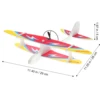 Children Fighter Model Electric Airplane Toy for Kids Birthday Gift Playset Outdoor Sport Flying Toy Aircraft Toy Random Pattern 6