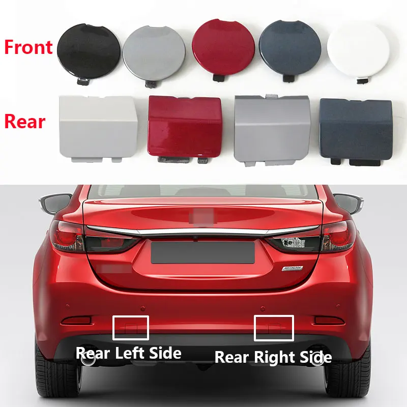 White Front Bumper Tow Hook Cover For 2014-2015 Buick LaCrosse – ABS Plastic, Custom Fit