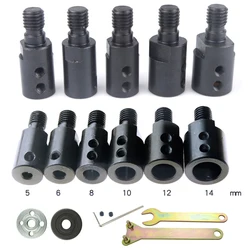 Saw Blade Adapter M10 5/6/8/10/12/14mm Grinding Polishing Motor Shaft Adapter Connecting Rod Sleeve Coupler Drill Accessories