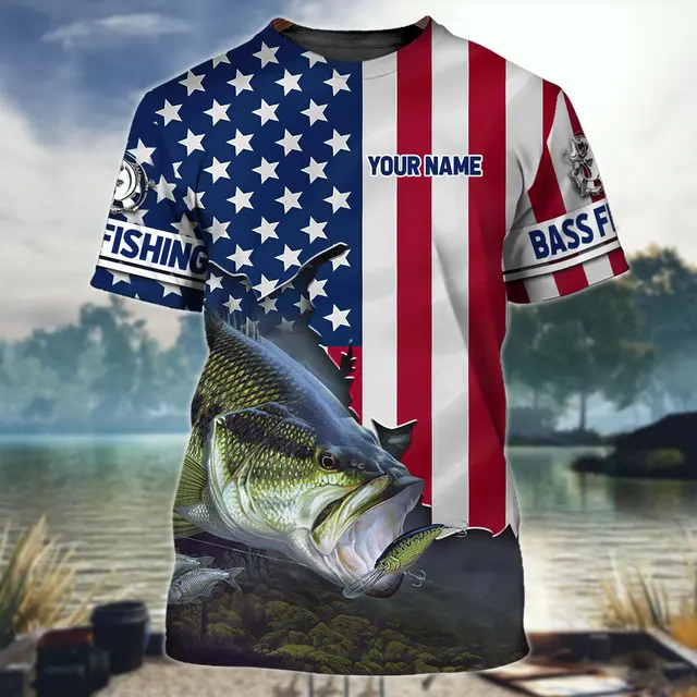 Funny Bass Fishing TShirt Guys Bobbers Canotta : : Moda