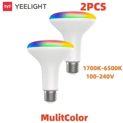 Yeelight Smart LED Color & Dimmable Warm White Atmosphere Lamp with Voice Control, E27 Base (Color 2pcs)