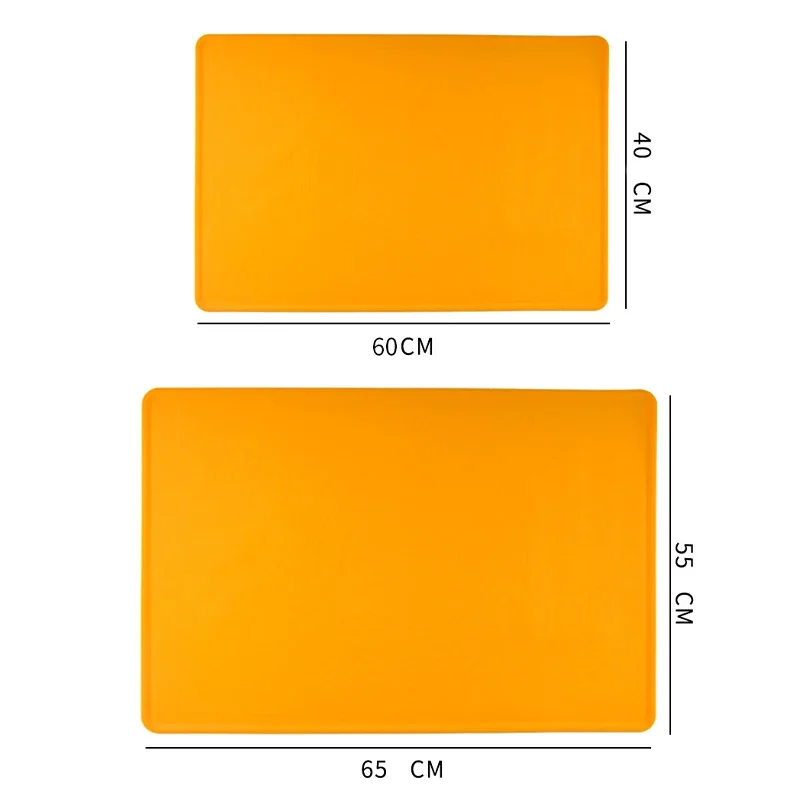 Thickened Silicone Kneading Pad Non-Stick Surface Rolling Dough Mat with Scale Kitchen Cooking Pastry Sheet Oven Liner Bakeware