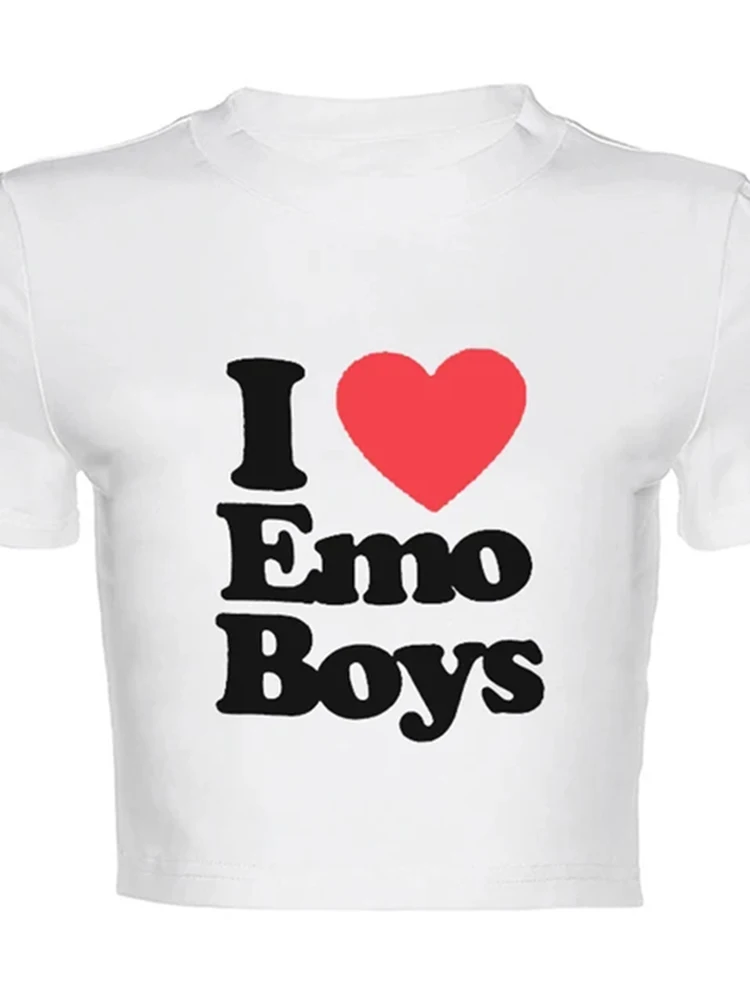 ϶  Y2k , I love Emo Boy Ʈ Ƽ,   Ƽ, Ƽ 2000   ũ Ƽ,  ũ ž