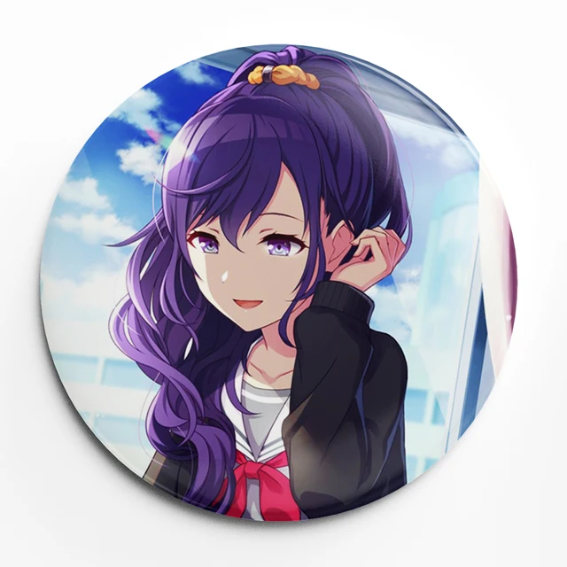 Anime Mafuyu Asahina 25 Nightcord Soft Button Lapel Pin