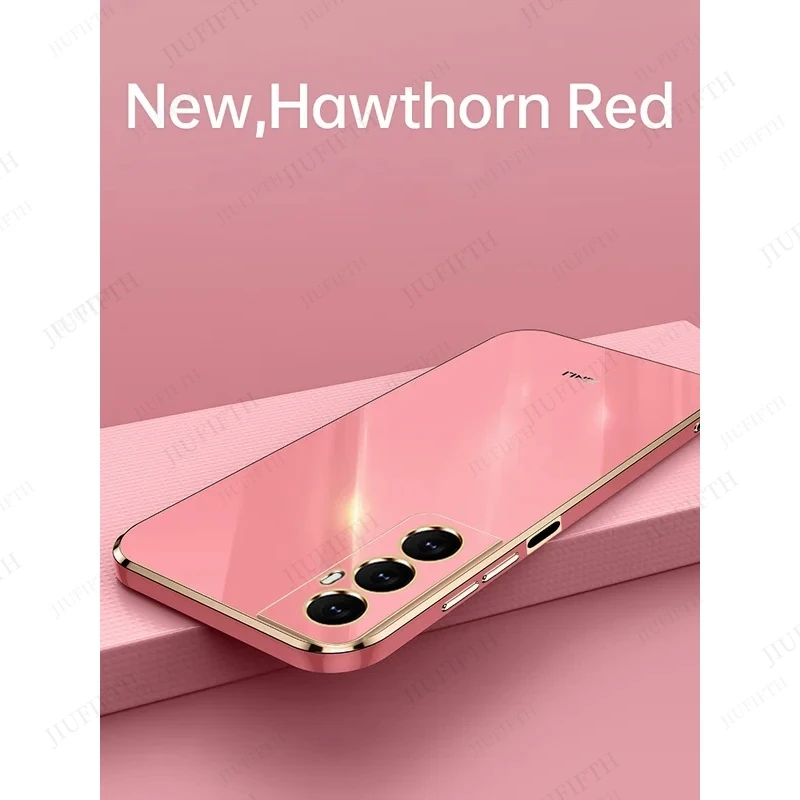 Luxurious Shockproof Soft Silicone Phone Case – Elegant & Durable Back Cover