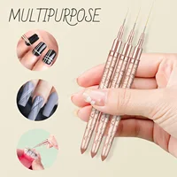 nail supplier Handmade 100% Pure Kolinsky Brush Custom Handle Acrylic Nail Brush for Acrylic Nails Art 2