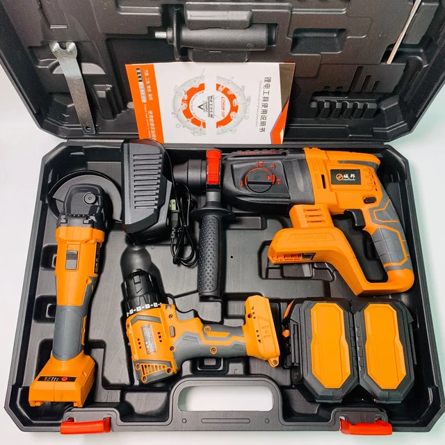 BLACK+DECKER 57-Piece 12 V Lithium-Ion Cordless Project Kit, Orange