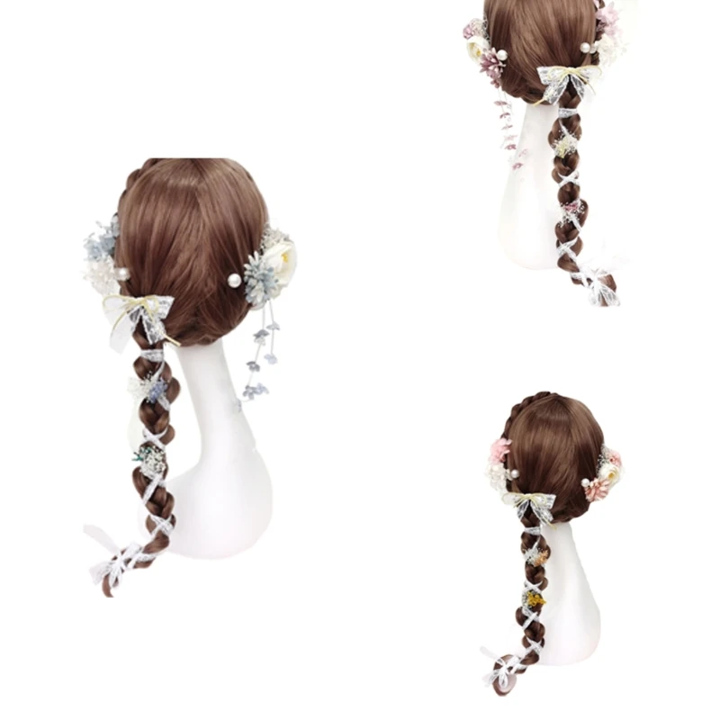 

11 шт. весенняя заколка для волос с цветным цветком, заколка в японском стиле для девочек