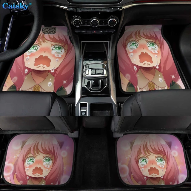 Anime Spion × Familien auto Fußmatten, benutzer definierte Auto Interieur  Zubehör, 4-teiliges Set Anti-Schmutz-Boden matte, Auto Boden matte Dekor  für Geländewagen - AliExpress